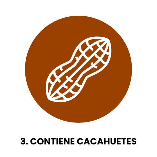 Contiene cacahuete